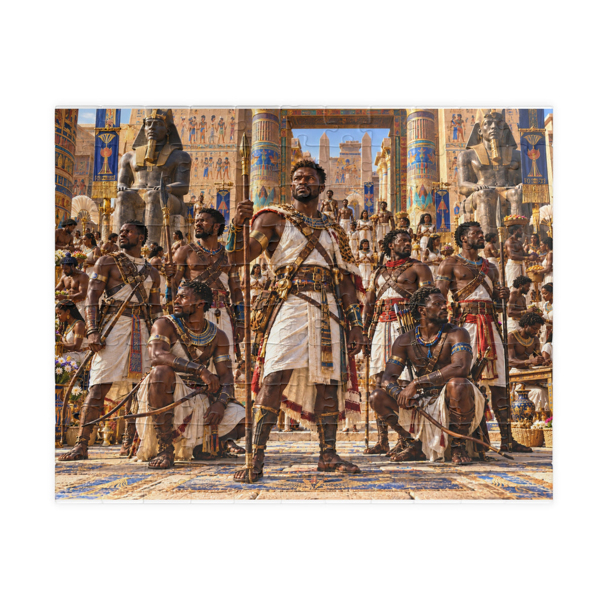 Medjay Guardians Jigsaw Puzzle | African Warrior Art | 110–1014 Pieces