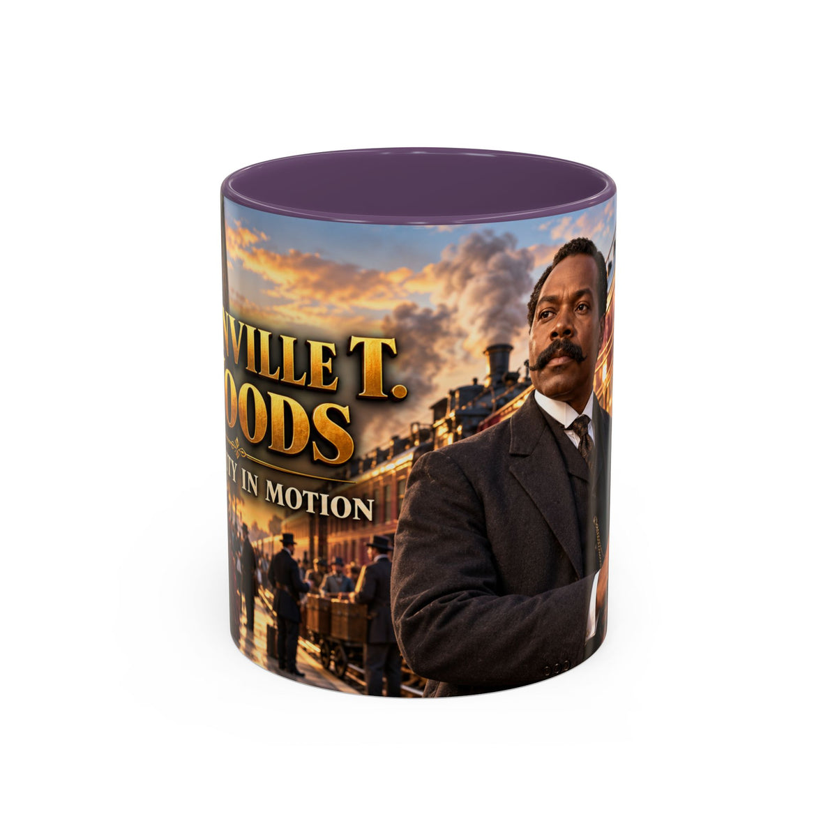 Granville T. Woods Coffee Mug | Ingenuity in Motion | Black Inventor Gift