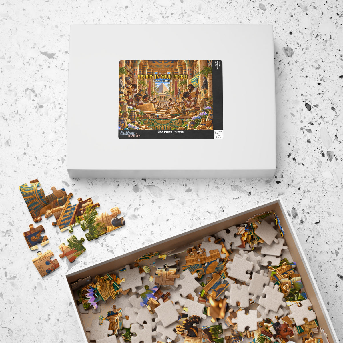History in Your Pocket — Look Closer Jigsaw Puzzle | The Dollar Bill Symbolism Collection | Hotep Creations