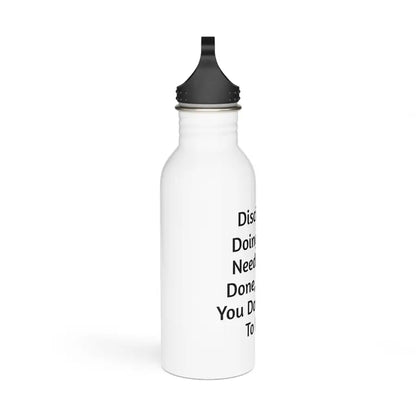 Discipline Water Bottle
