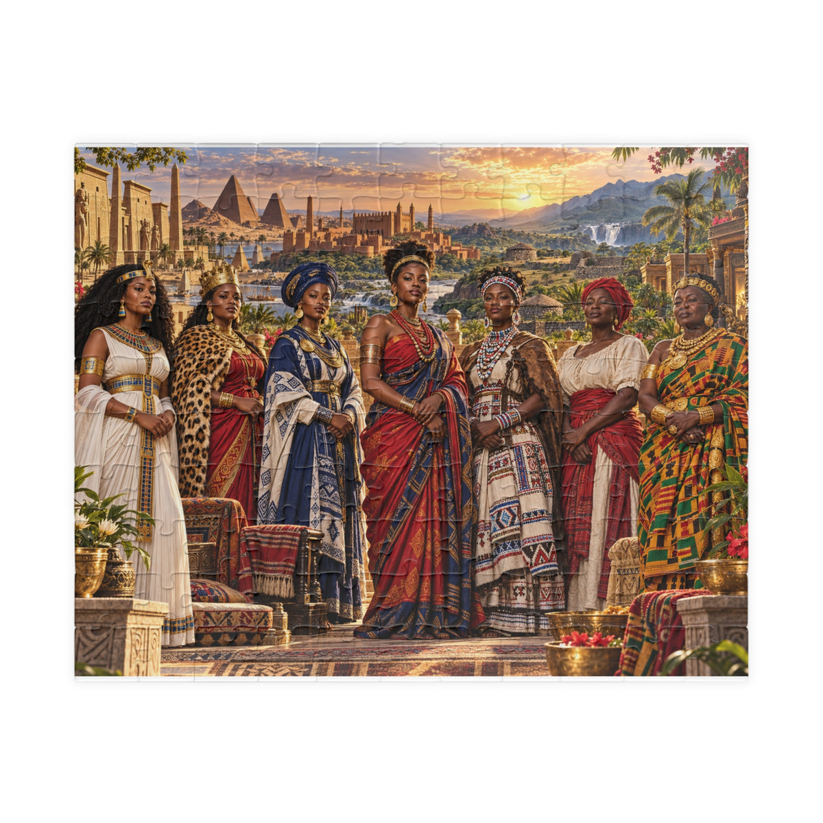 Warrior Queens Jigsaw Puzzle | Seven Queens, Unbreakable Spirit | 110–1014 Pieces