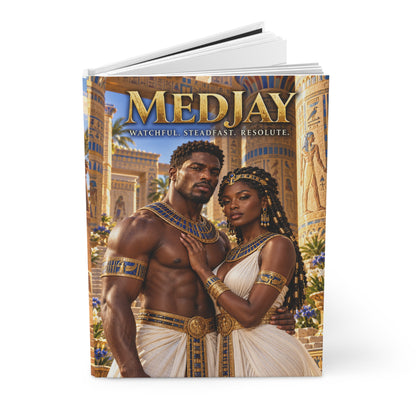 Medjay Couple Journal | Strength & Devotion | Black Love Writing Notebook
