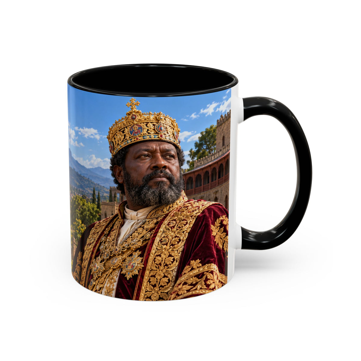 Menelik II Coffee Mug | Emperor of Ethiopia | African History Mug