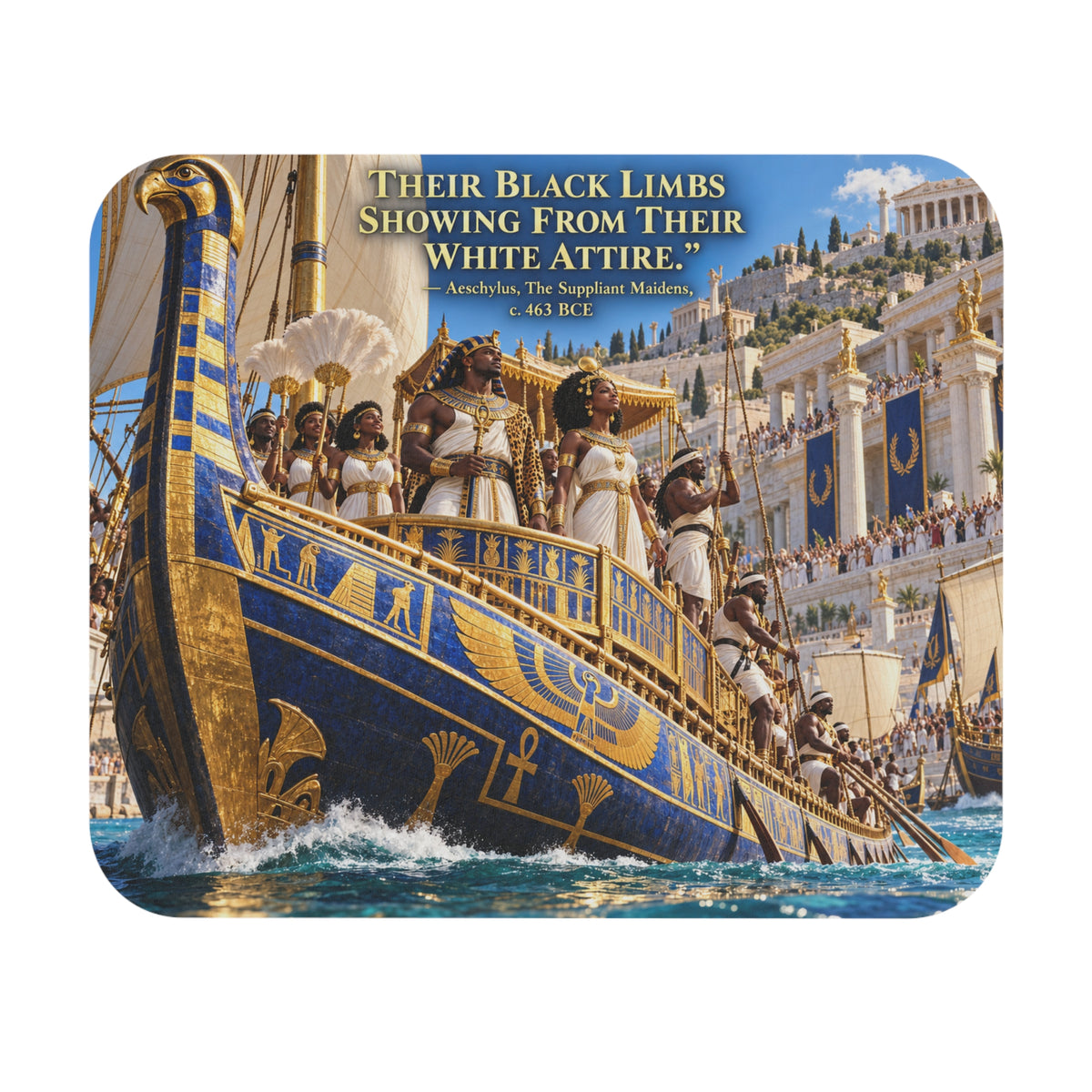 How They Saw Us Mouse Pad | African Heritage | Hotep Creations