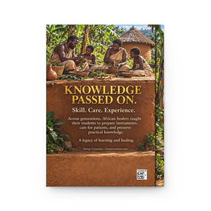 The Origins of Surgery Hardcover Journal | The Art of Healing | African Heritage