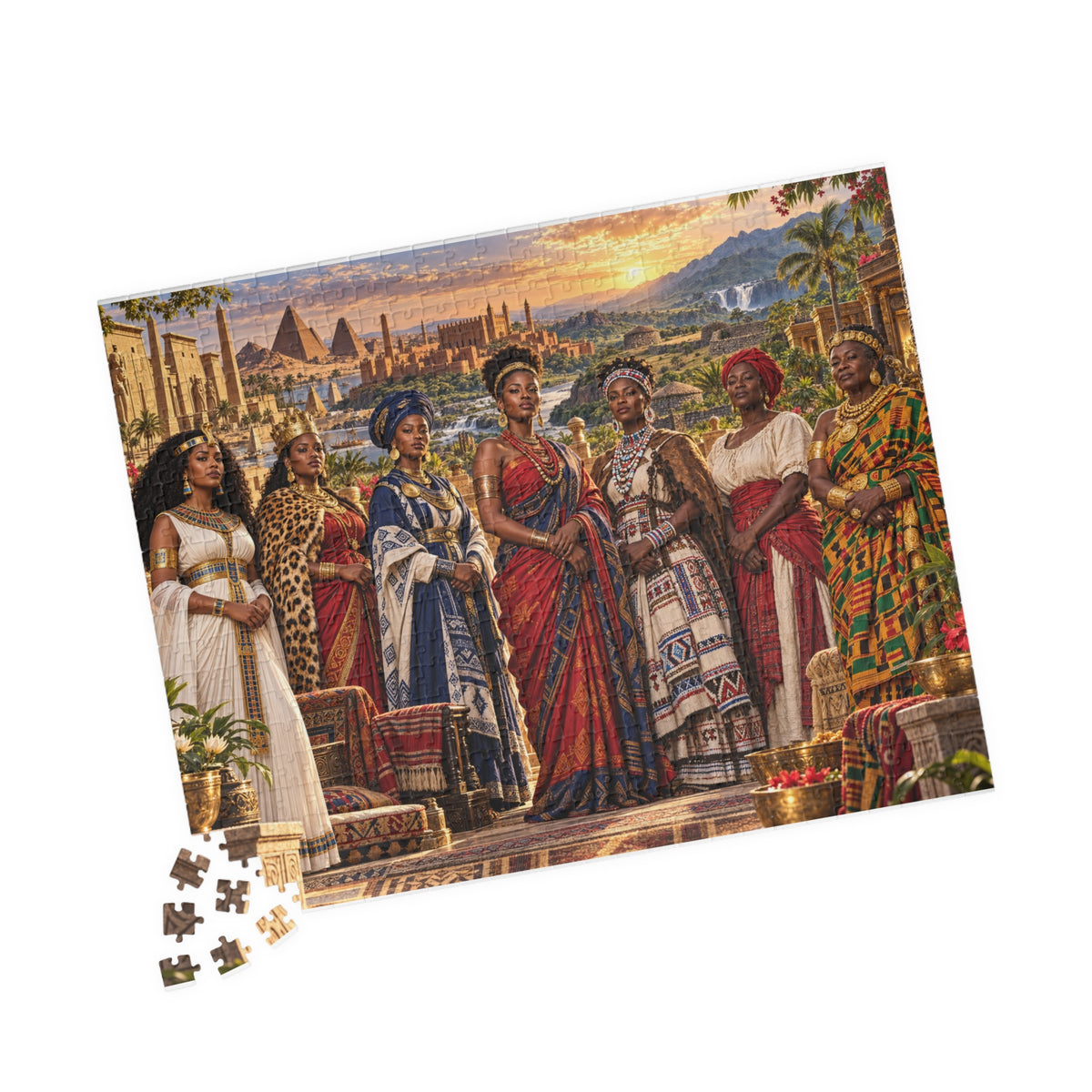 Warrior Queens Jigsaw Puzzle | Seven Queens, Unbreakable Spirit | 110–1014 Pieces