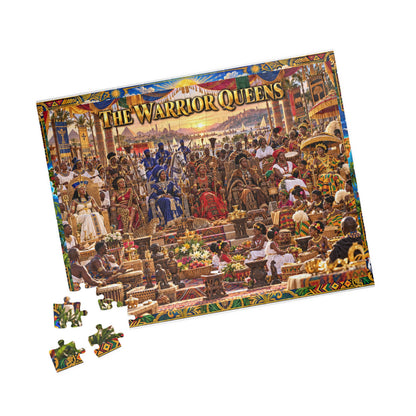 Warrior Queens Royal Assembly Jigsaw Puzzle | Black Women & African Heritage | 110–1014 Pieces