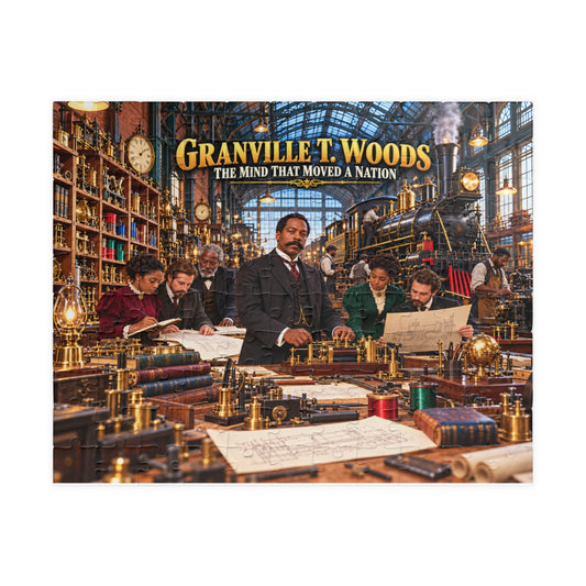 Granville T. Woods Jigsaw Puzzle | The Mind That Moved a Nation | Black Inventor Gift