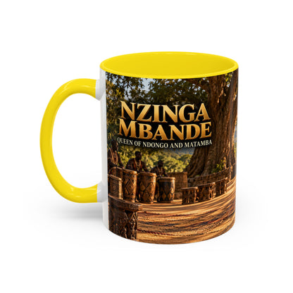 Queen Nzinga Coffee Mug | African Queen Art | Warrior Queens Collection