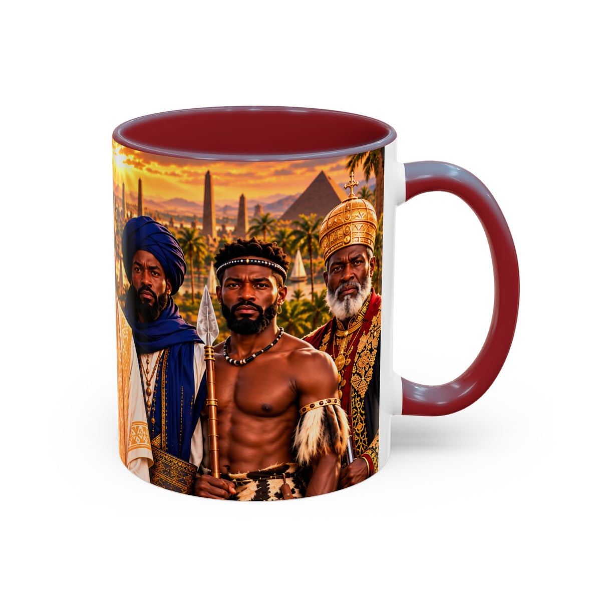 The Warrior Kings Coffee Mug | Wealth. Wisdom. Power. | African History Gift