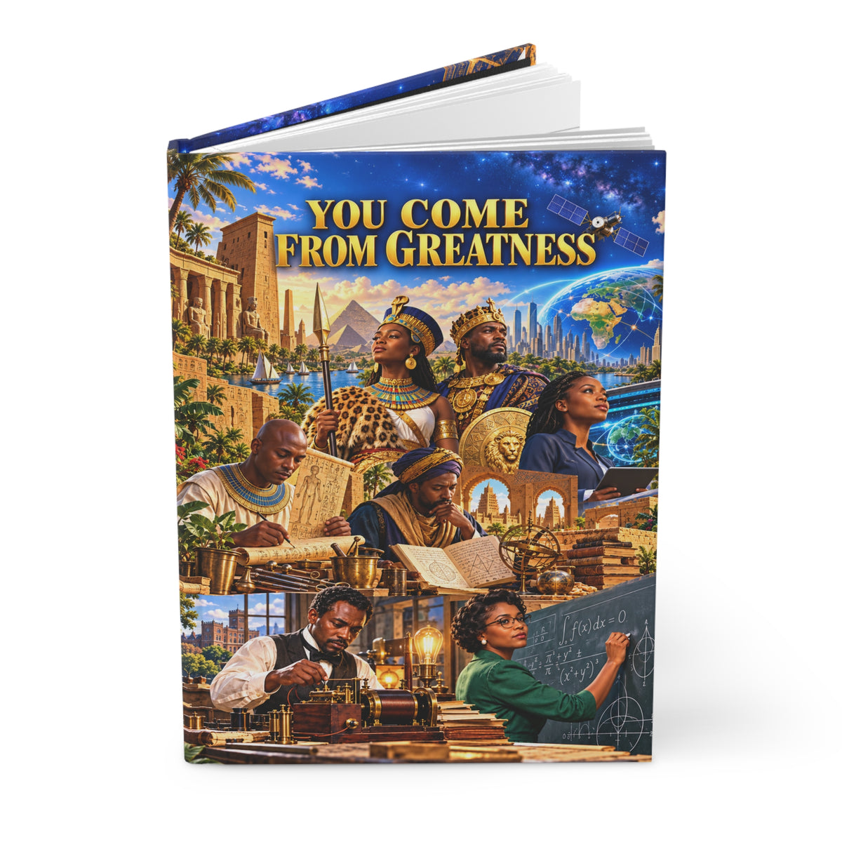 You Come From Greatness — African Heritage Hardcover Journal