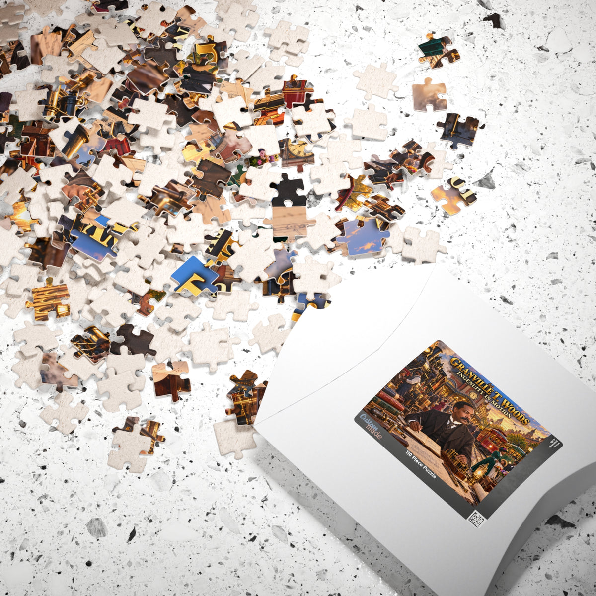 Granville T. Woods Jigsaw Puzzle | Ingenuity in Motion | Black Inventor Gift