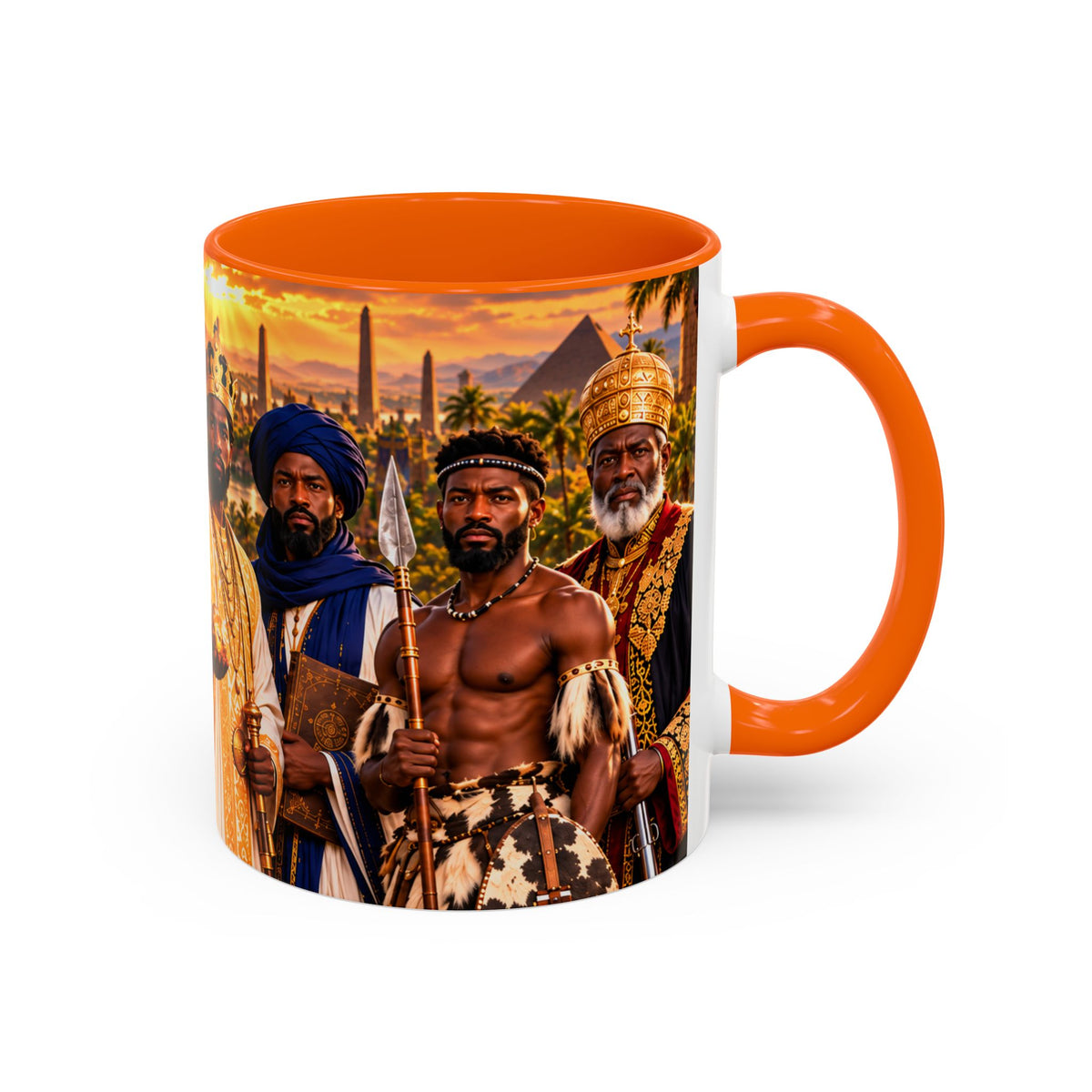 The Warrior Kings Coffee Mug | Seven Kings. One Legacy. | African History Gift
