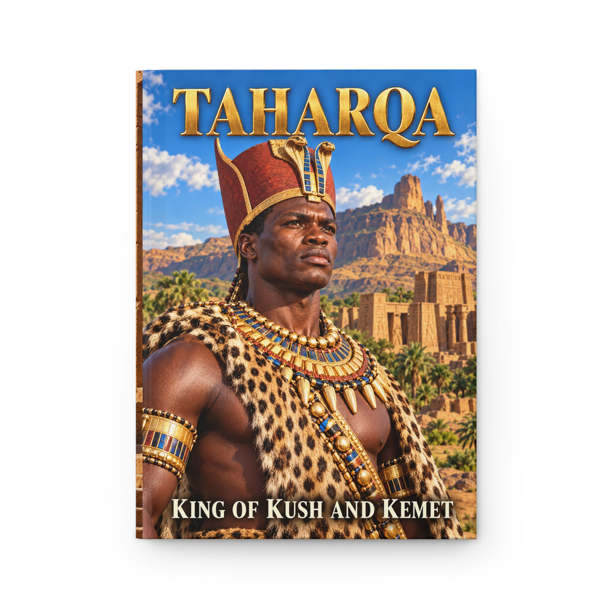 Taharqa Hardcover Journal | King of Kush and Kemet | African History Journal