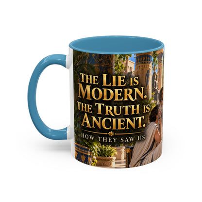 The Lie Is Modern. The Truth Is Ancient. — Kemetic Scholars Coffee Mug