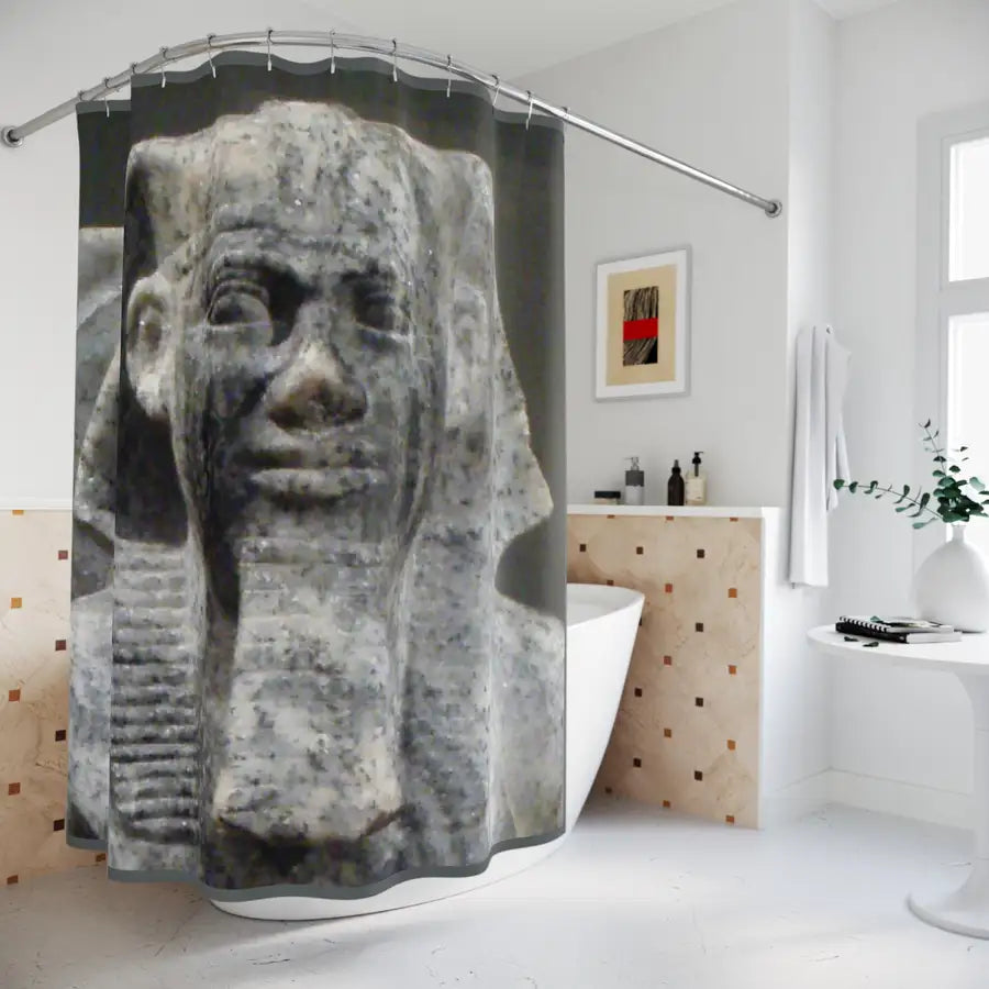 Egypt's Golden Age: Pharaoh Sahure's Enduring Legacy Shower Curtain