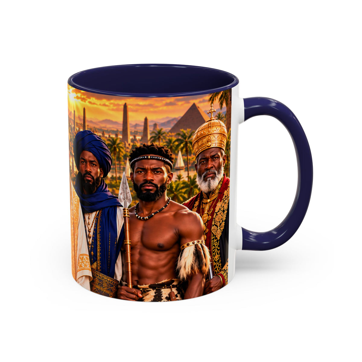 The Warrior Kings Coffee Mug | Wealth. Wisdom. Power. | African History Gift