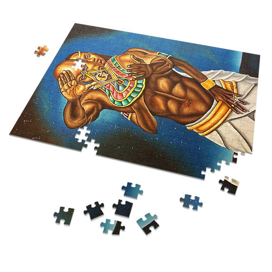 "Mason & Eastern Star Couple: Symbolic Unity Art Jigsaw