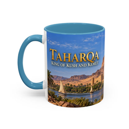 Taharqa Coffee Mug | King of Kush and Kemet | African History Mug