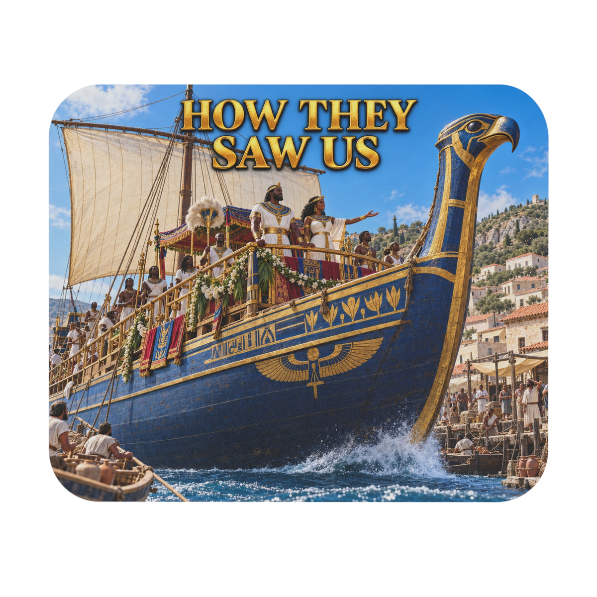 How They Saw Us Mouse Pad | Grand Arrival | African Heritage