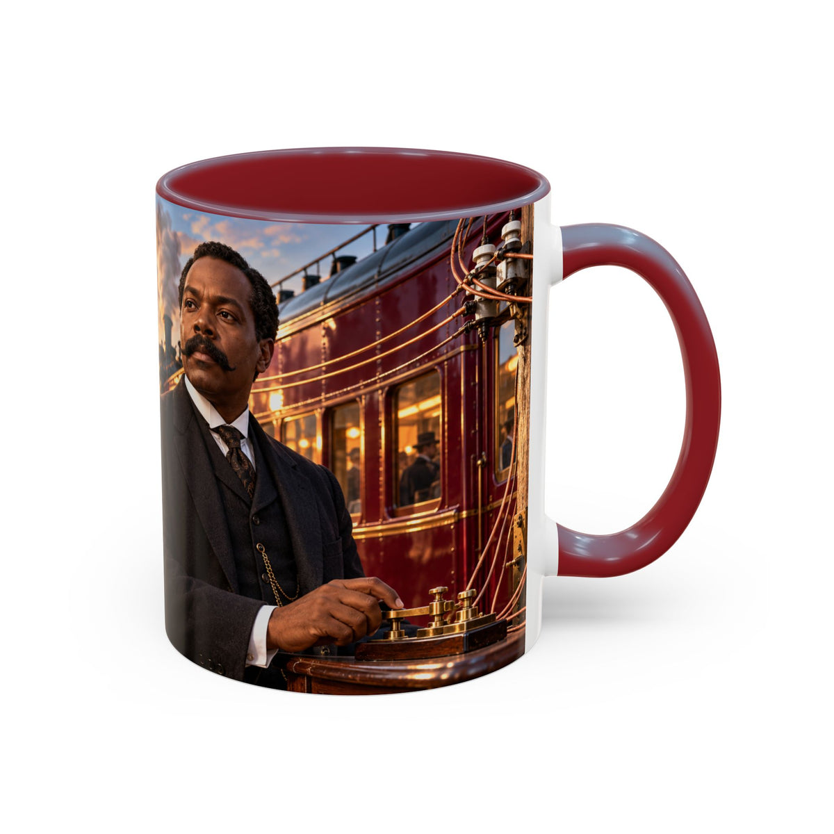 Granville T. Woods Coffee Mug | Ingenuity in Motion | Black Inventor Gift