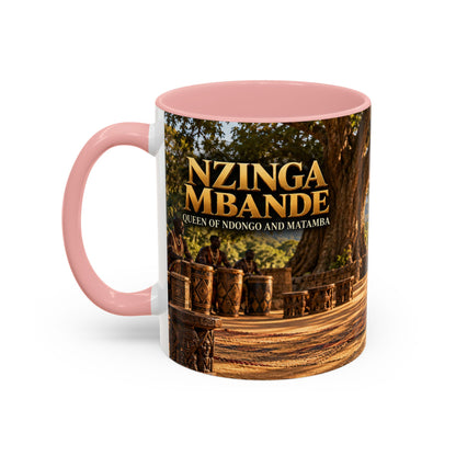 Queen Nzinga Coffee Mug | African Queen Art | Warrior Queens Collection