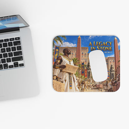 A Legacy in Stone Mouse Pad | Rooted in Kemet | Dollar Bill Symbolism