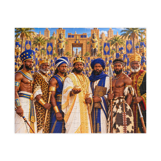Warrior Kings of Africa — Seven Kings, One Legacy | 500-Piece Jigsaw Puzzle
