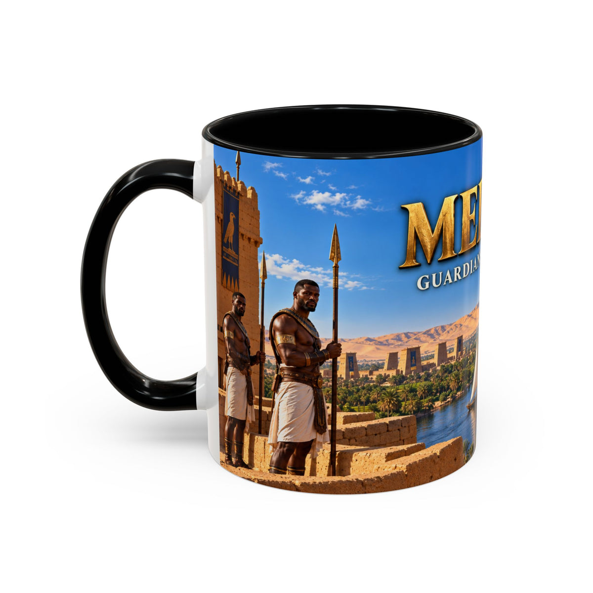 Medjay: Guardians of the Nile Coffee Mug | African Heritage | 11oz & 15oz