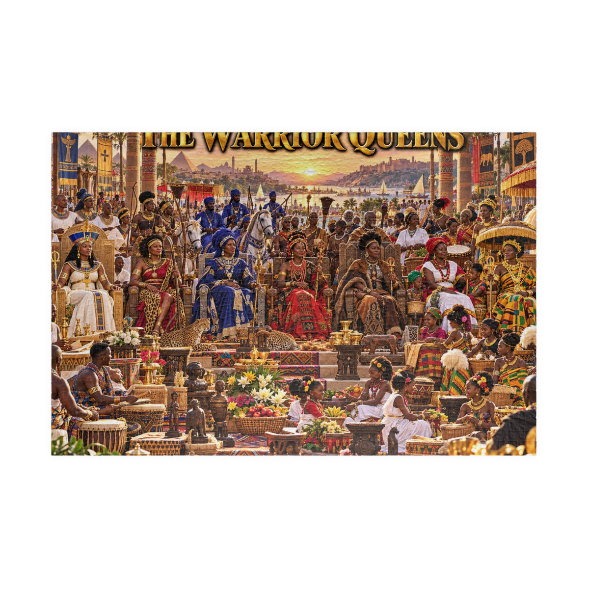 The Warrior Queens — Assembly of Queens Jigsaw Puzzle