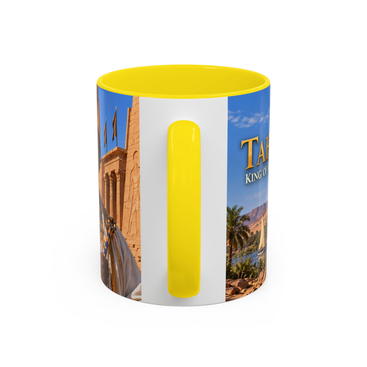 Taharqa Coffee Mug | King of Kush and Kemet | African History Mug