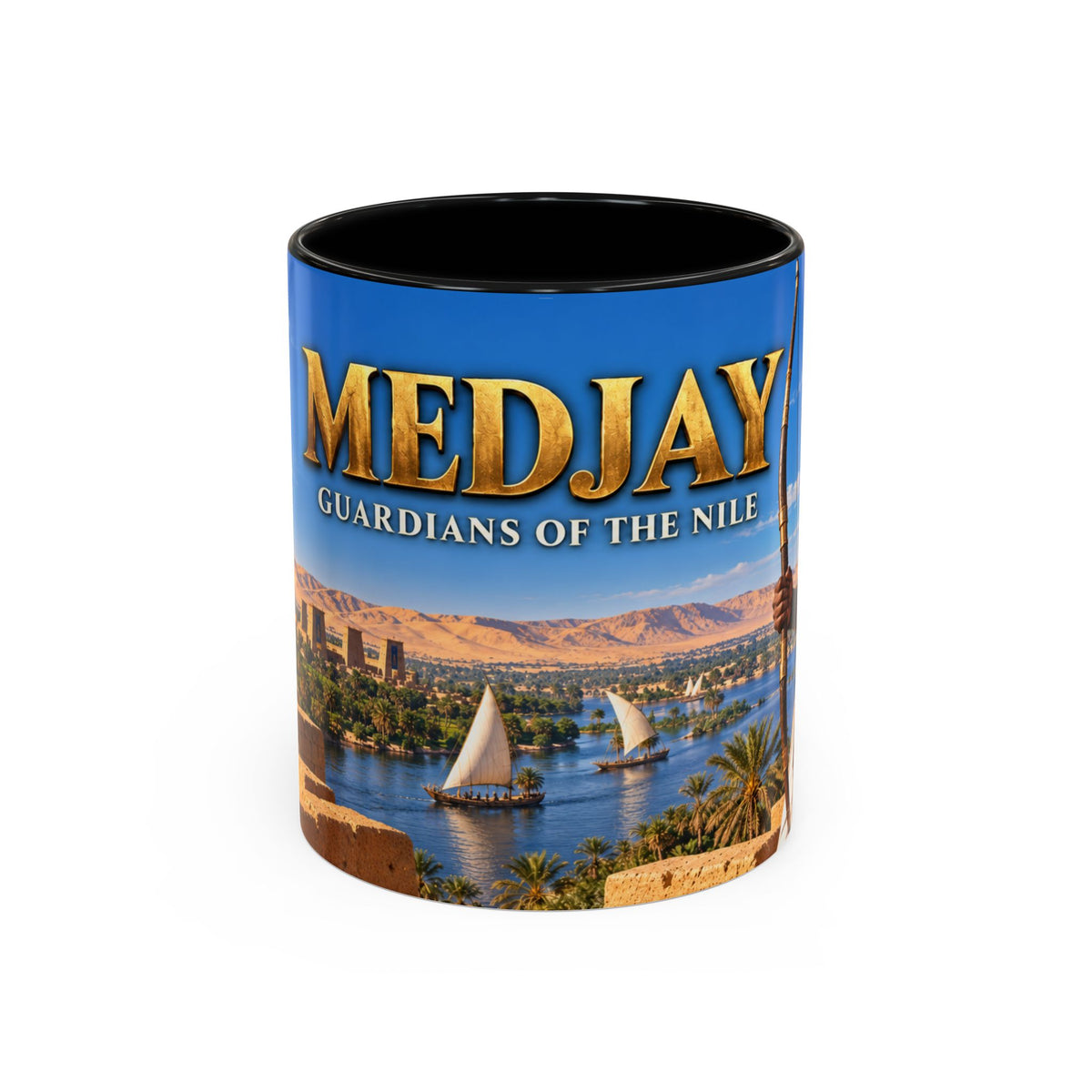 Medjay: Guardians of the Nile Coffee Mug | African Heritage | 11oz & 15oz