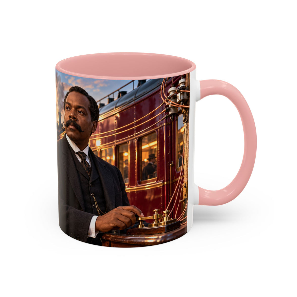 Granville T. Woods Coffee Mug | Ingenuity in Motion | Black Inventor Gift