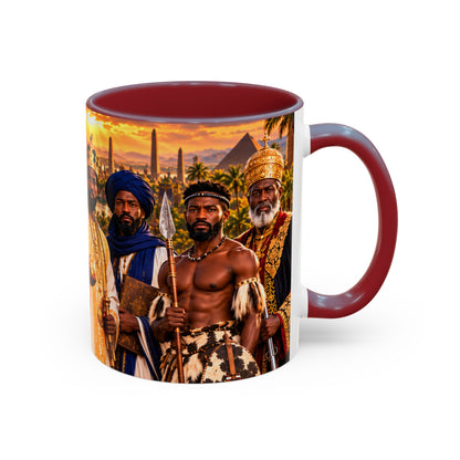 The Warrior Kings Coffee Mug | Seven Kings. One Legacy. | African History Gift