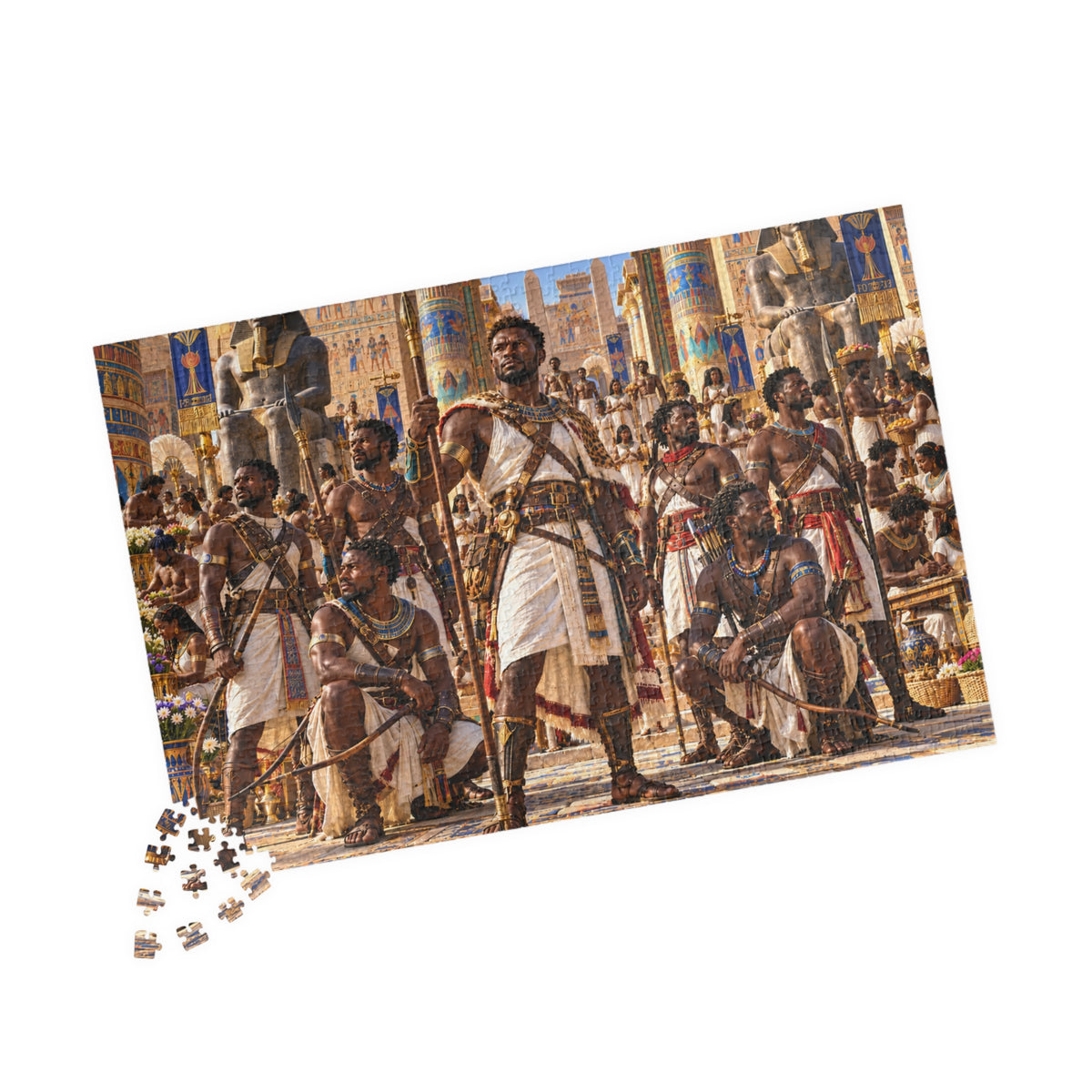 Medjay Guardians Jigsaw Puzzle | African Warrior Art | 110–1014 Pieces