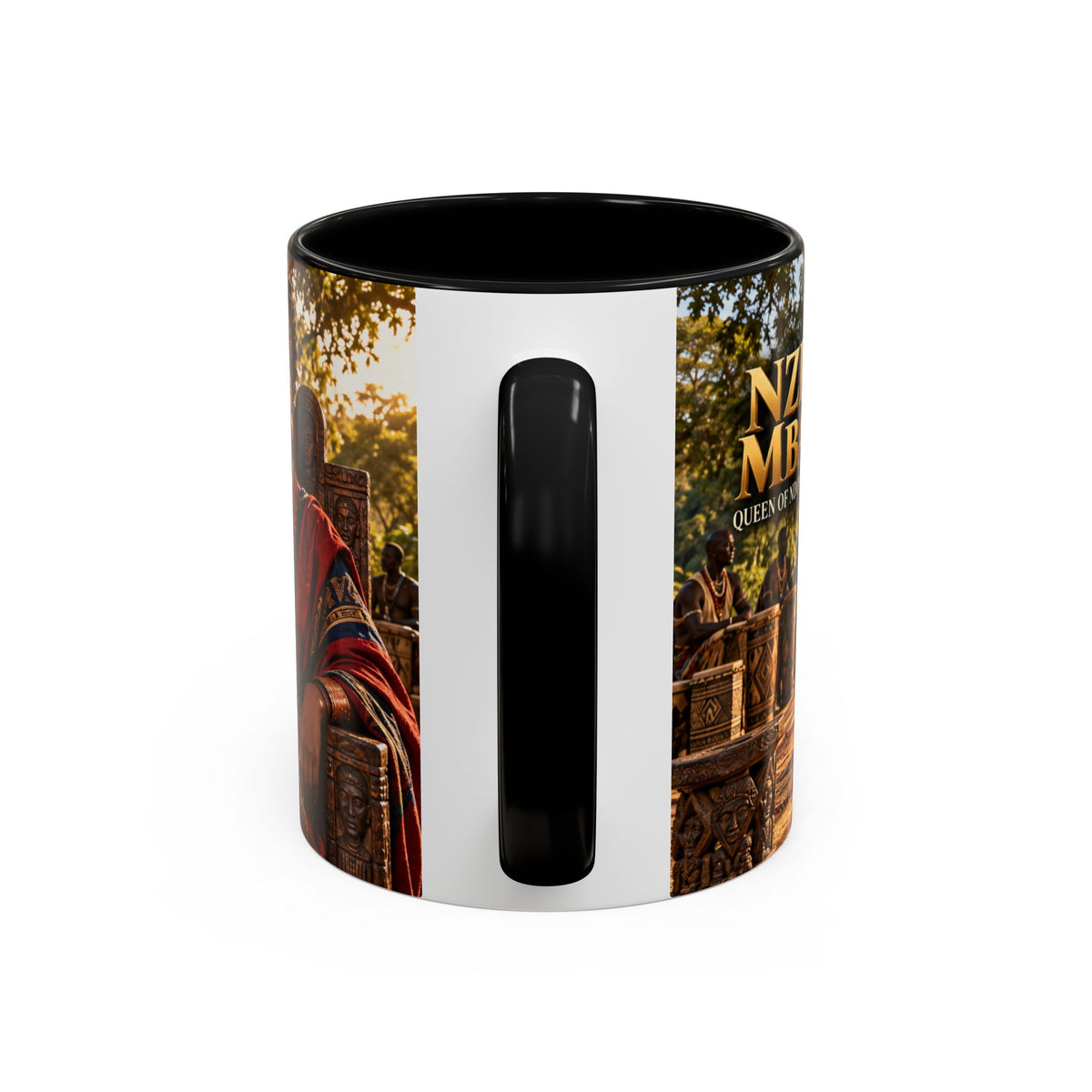 Queen Nzinga Coffee Mug | African Queen Art | Warrior Queens Collection