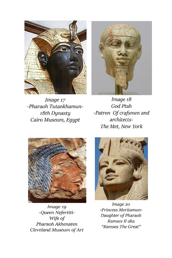 Starter Pack - Ancient Egypt &The Myth Of The White Pharaohs Ebook & The Hue Man Chess Game signature art print &$34.99