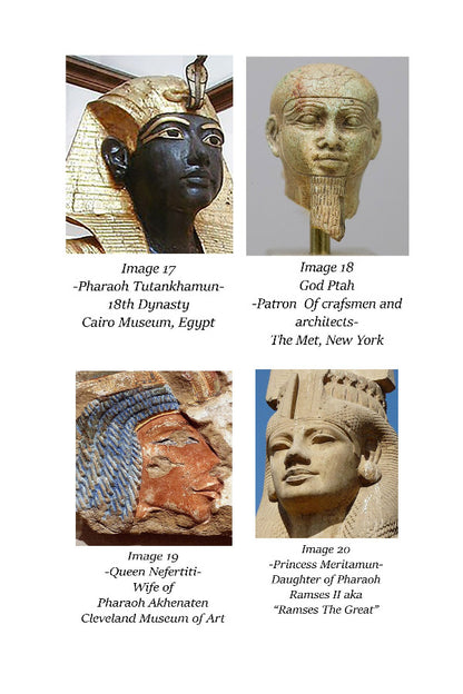 Starter Pack - Ancient Egypt &The Myth Of The White Pharaohs Ebook & The Hue Man Chess Game signature art print &$34.99