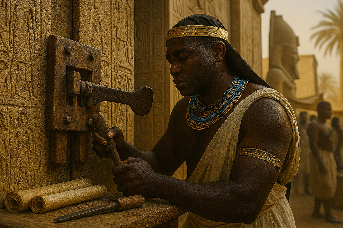 The First Lock & Key: Ancient Egyptian Pin Tumbler Innovation | Educational History Video