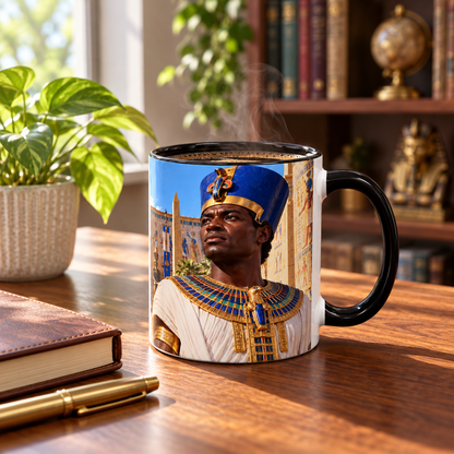 Djehutymes III Coffee Mug | Pharaoh of Kemet | African History Mug