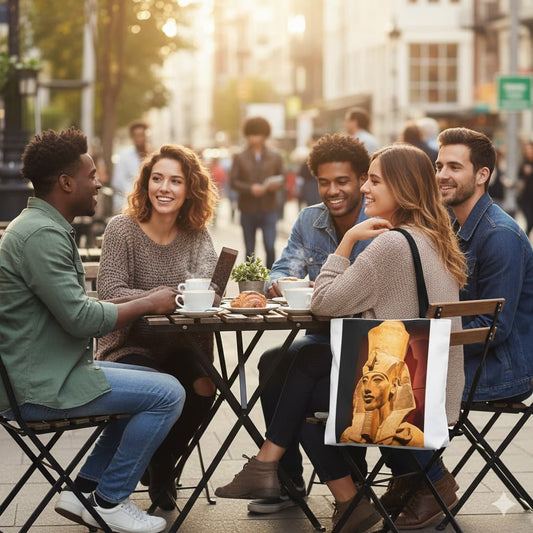 Pharaoh Akhenaten Tote Bag