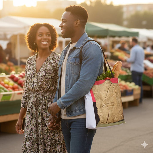 Queen Nefertiti Tote Bag