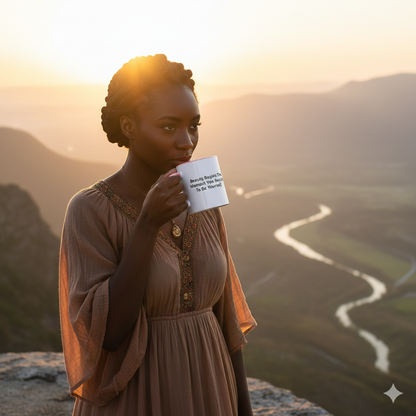 Beauty Begins the Moment You Decide to Be Yourself – Inspirational Coffee Mug