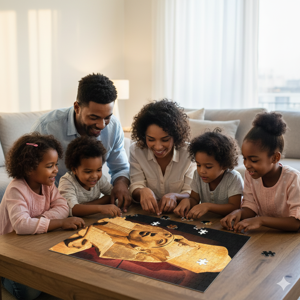 Pharaoh Akhenaten Jigsaw puzzle