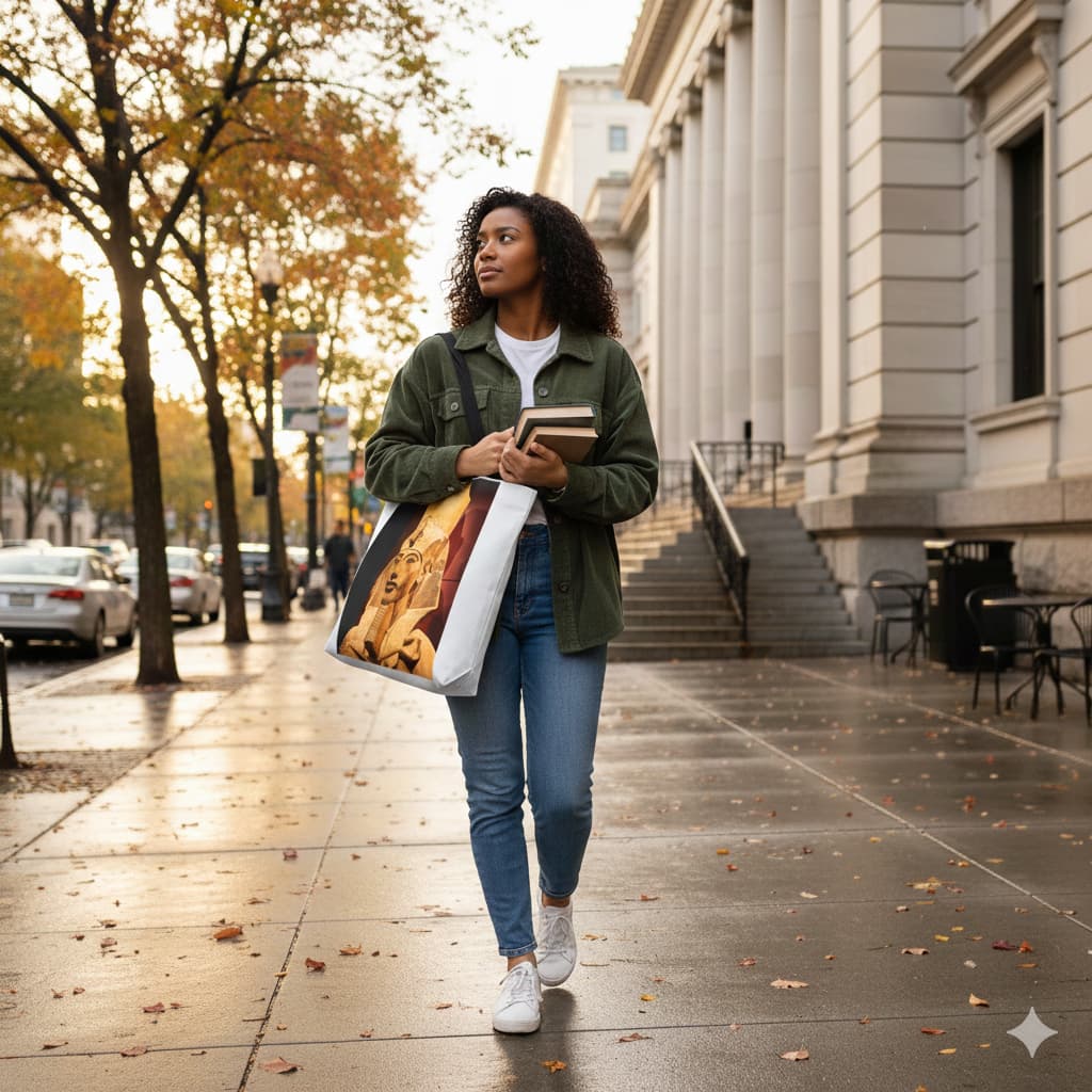 Pharaoh Akhenaten Tote Bag