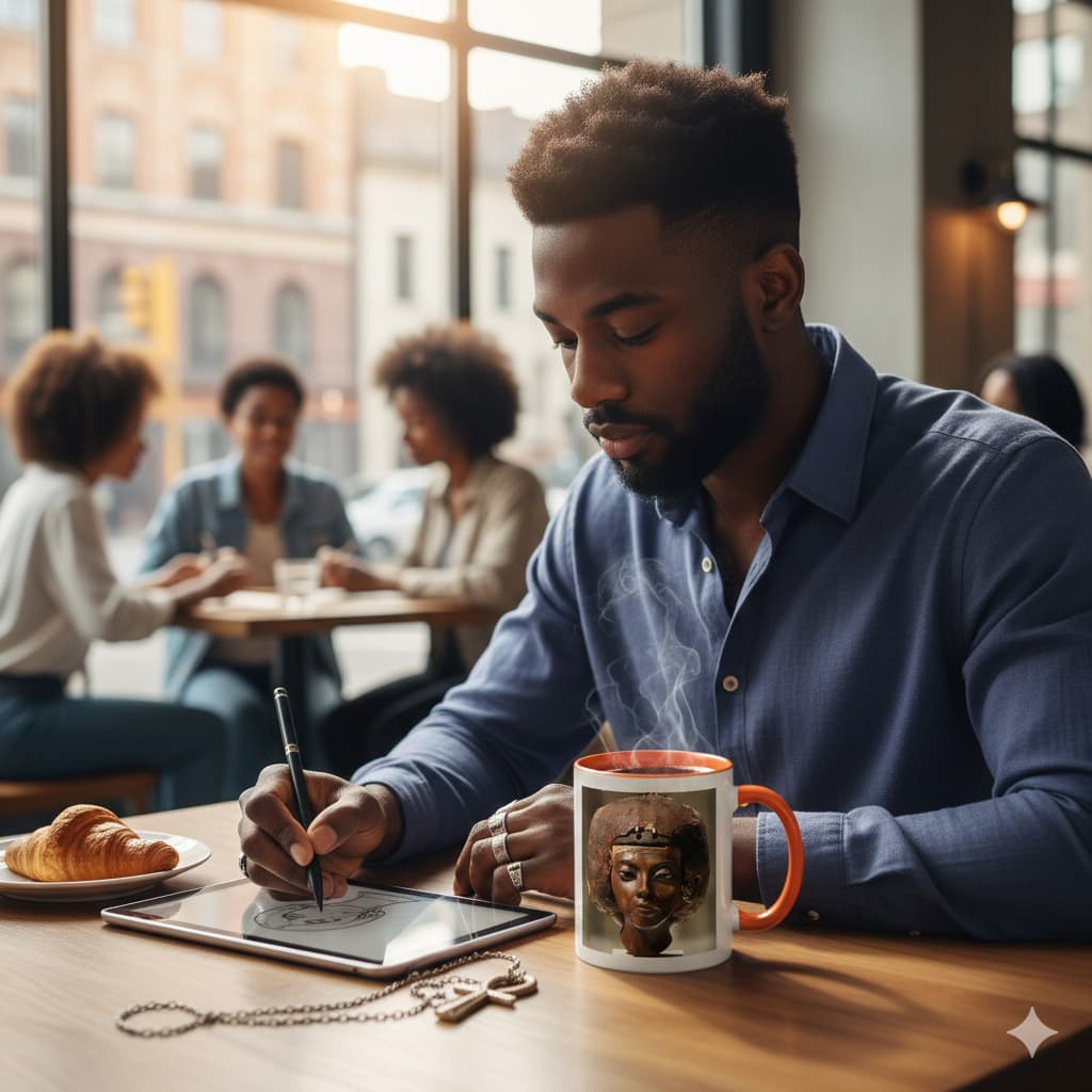 Queen Tiye Mug | Kemet's True Zenith | Ancient African Queen from Upper Egypt