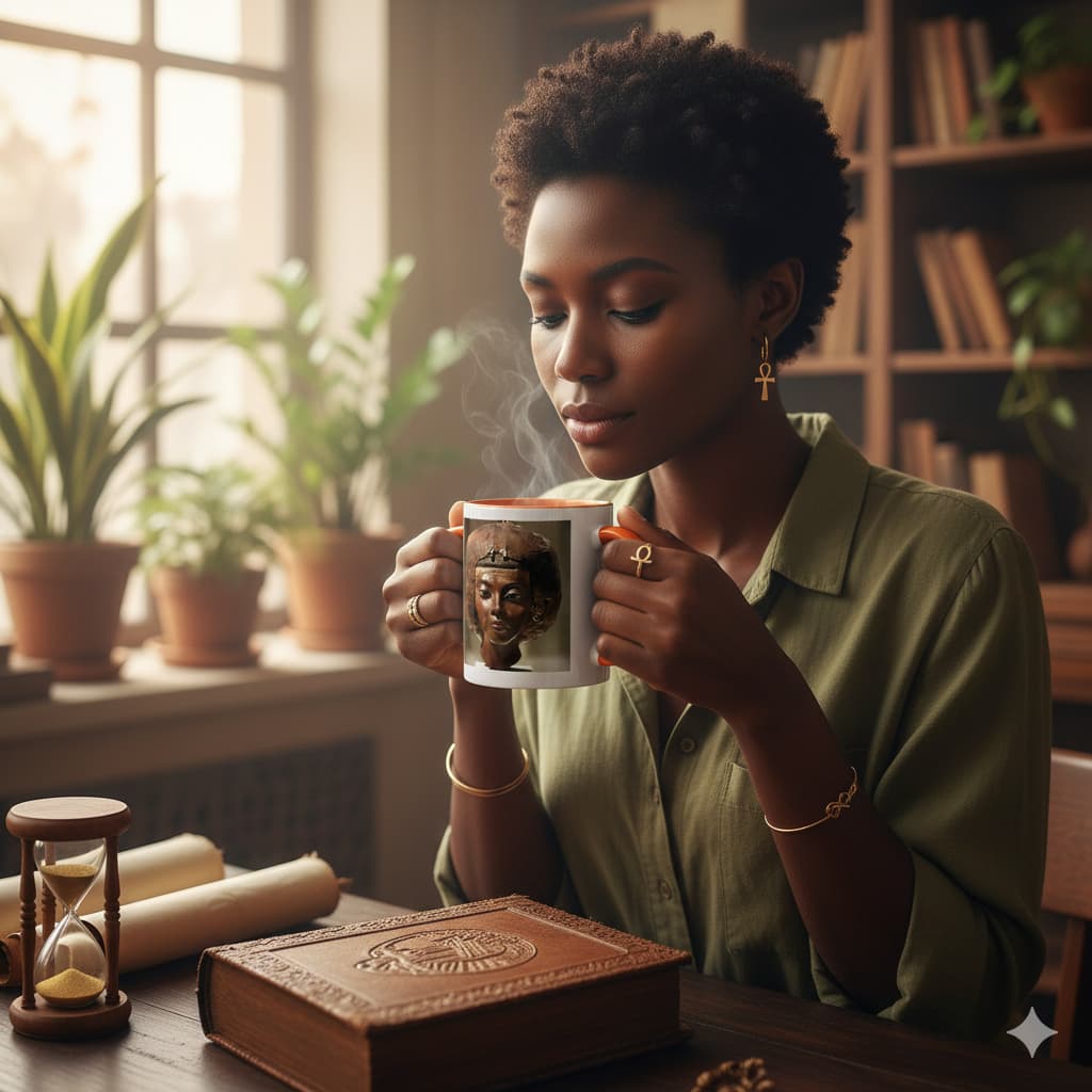 Queen Tiye Mug | Kemet's True Zenith | Ancient African Queen from Upper Egypt