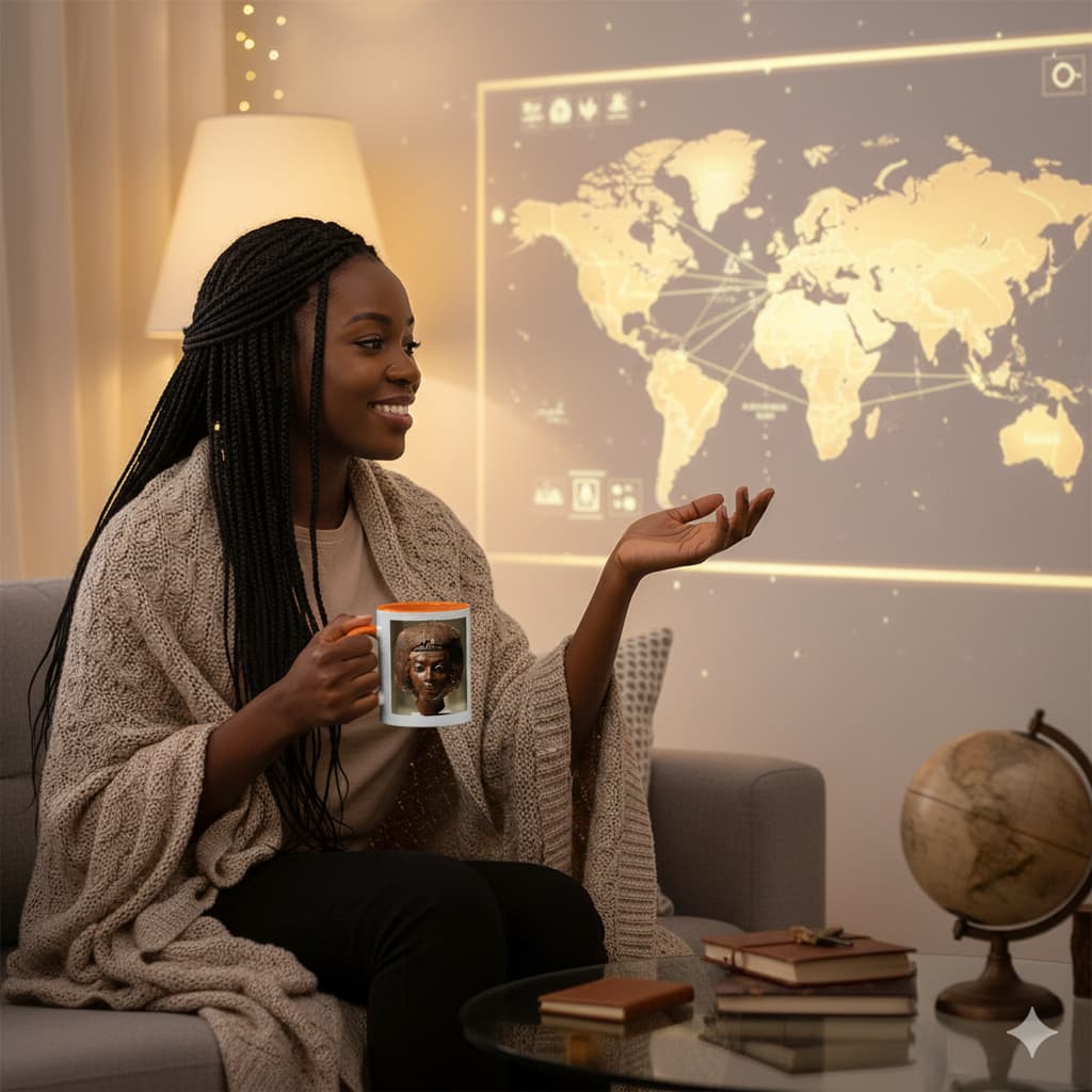 Queen Tiye Mug | Kemet's True Zenith | Ancient African Queen from Upper Egypt