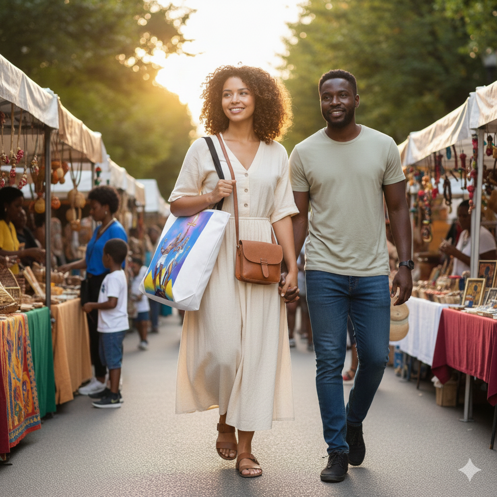 Ancient Egyptian Heritage Tote