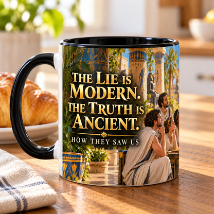 The Lie Is Modern. The Truth Is Ancient. — Kemetic Scholars Coffee Mug